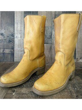 Landis Vintage Campus Banana Boots Mens 10.5 D